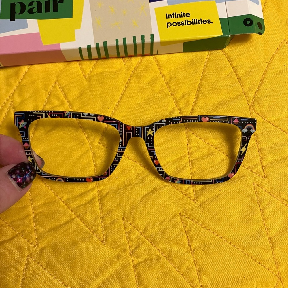 Pair Eyewear Larkin Colorful Video Game Pattern Glasses Toppers
